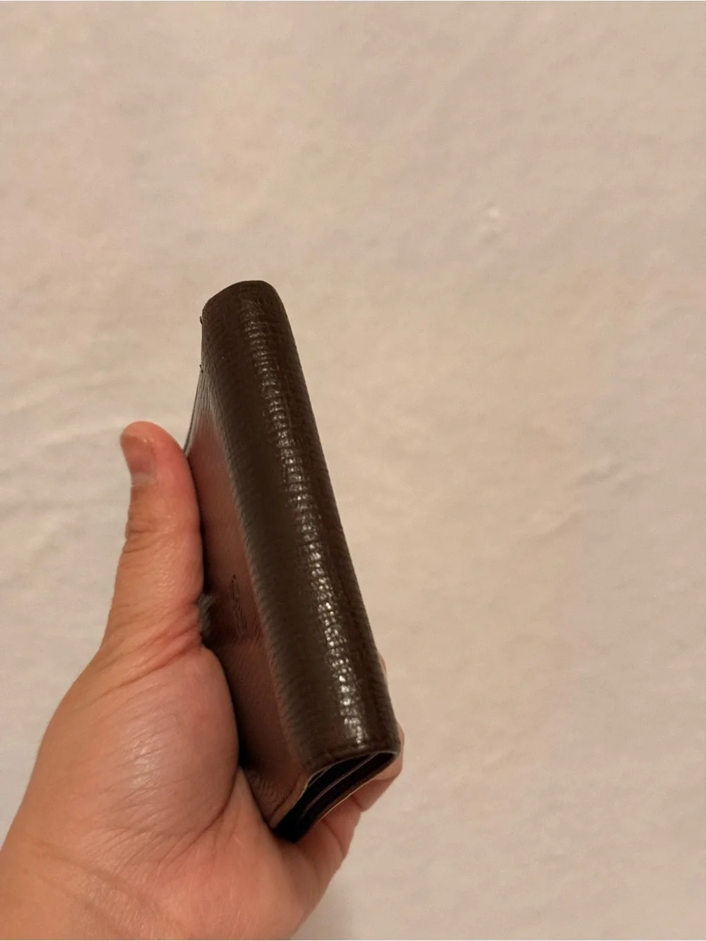 Vintage Loewe Brown Leather Anagram Bifold Wallet